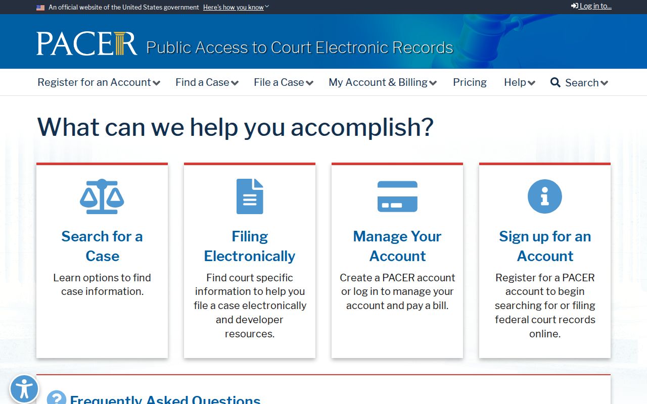 Hood River County criminal case access through PACER